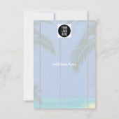 熱帯地域のボランティアの感謝の週 カード (裏面)