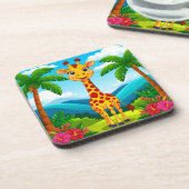 熱帯地方のカワイトマンガ・キリン コースター (左側)