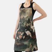 熱帯地方のヴィンテージクレーンと宮殿 エプロン (インサイチュ)