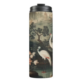 熱帯地方のヴィンテージクレーンと宮殿 タンブラー