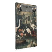 熱帯地方のヴィンテージクレーンと宮殿 ミニクリップボード (アングル)