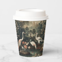 熱帯地方のヴィンテージクレーンと宮殿