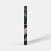 熱帯地方のヴィンテージクレーンと宮殿 iPhoneケース (右側面)