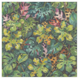 熱帯地方の危険な捕食者 ファブリック