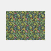 熱帯地方の危険な捕食者 フリースブランケット (正面(横))