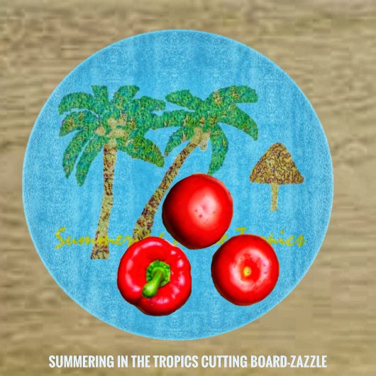 熱帯地方の夏 カッティングボード