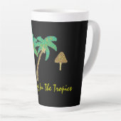 熱帯地方の夏 カフェラテマグ (右アングル)