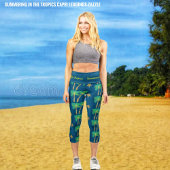 熱帯地方の夏 カプリレギンス