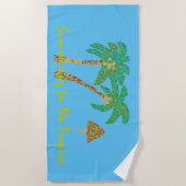 熱帯地方の夏 ビーチタオル (正面)