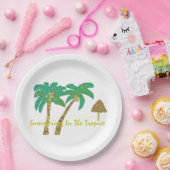 熱帯地方の夏 ペーパープレート (パーティー)