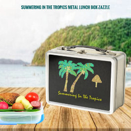 熱帯地方の夏 メタルランチボックス