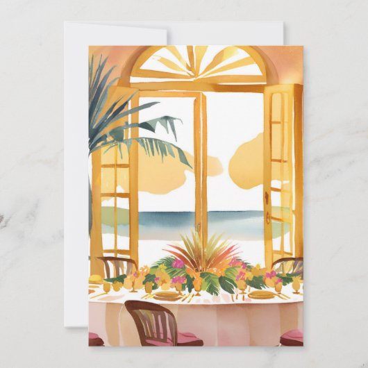 熱帯地方の感謝祭 シーズンカード (正面)