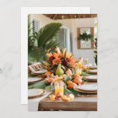 熱帯地方の感謝祭 シーズンカード (正面/裏面)