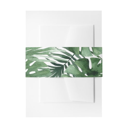 熱帯地方の腹バンド 招待状ベリーバンド (正面例)