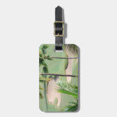 熱帯地方の荷物のラベルのゴルフコース ラゲッジタグ (正面縦)