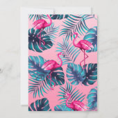 熱帯地方誕生日少女旅行で私に会う サンキューカード (裏面)