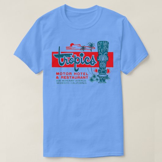 熱帯地方 Tシャツ (デザイン正面)