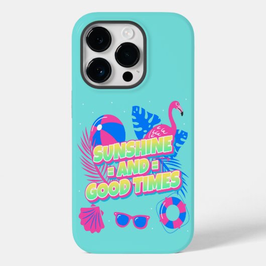 熱帯夏のおもしろい Case-Mate iPhoneケース (裏面)