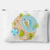 熱帯夏のスイミングプールガイビーチバカイ アクセサリーポーチ (裏面)