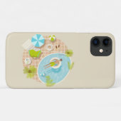 熱帯夏のスイミングプールガイビーチバカイ Case-Mate iPhoneケース (裏面(横))