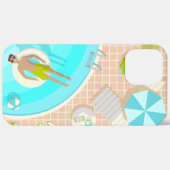 熱帯夏のスイミングプールガイビーチバカイ Case-Mate iPhoneケース (裏面 / 右)