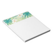熱帯夏のヤシの木 ノートパッド (アングル)