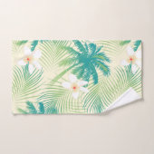 熱帯夏のヤシの木 バスタオルセット (ハンドタオル)