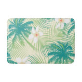 熱帯夏のヤシの木 バスマット (正面)