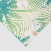 熱帯夏のヤシの木 薄葉紙 (詳細)