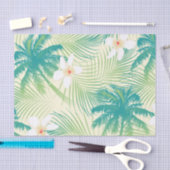 熱帯夏のヤシの木 薄葉紙 (クラフト)