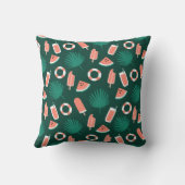 熱帯夏のリフレッシュパターン クッション (裏面)