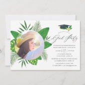 熱帯夏の卒業式パーティー 招待状 (正面)