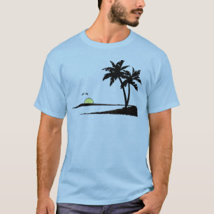 熱帯夏の日没 Tシャツ