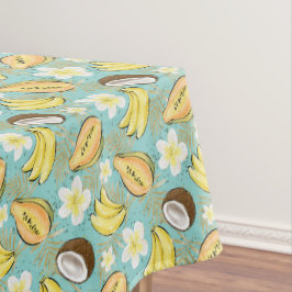 熱帯夏の果実のパターン テーブルクロス