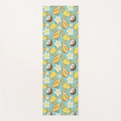 熱帯夏の果実のパターン ヨガマット (正面)