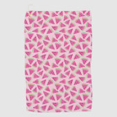 熱帯夏の果実スイカ模様 ゴルフタオル (正面)