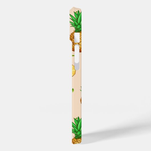 熱帯夏の果実パイナップルスライスパターン Case-Mate iPhoneケース (裏面 / 左)