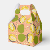 熱帯夏ジャックフルーツパターン – エキゾチックな果実 フェイバーボックス (裏面サイド)