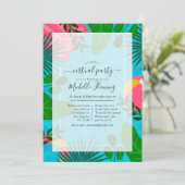 熱帯夏バーチャル誕生日パーティー 招待状 (スタンド正面)