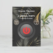 熱帯夏バーチャル誕生日パーティー 招待状 (スタンド正面)