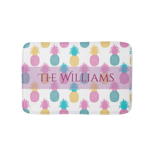 熱帯夏パイナップル バスマット (正面)