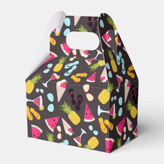 熱帯夏パターン フェイバーボックス (正面サイド)