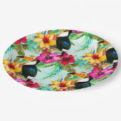 熱帯夏パターン ペーパープレート (アングル)