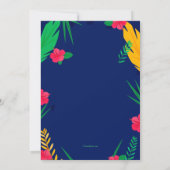 熱帯夏パーティー 招待状 (裏面)