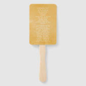 熱帯夏ビーチ結婚式計画 ハンドファン (裏面)