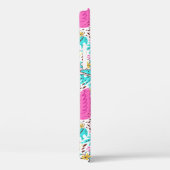 熱帯夏フラミンゴ：明るいパターン要素 Case-Mate iPhoneケース (裏面 / 右)