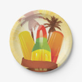 熱帯夏紙プレート ペーパープレート (正面)