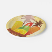 熱帯夏紙プレート ペーパープレート (アングル)