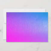 熱帯夏誕生日招待状 招待状 (裏面)