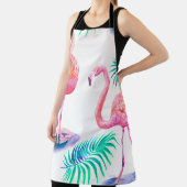 熱帯夏、フラミンゴヤシの葉とエキソ エプロン (インサイチュ)